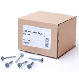 Grau TBS MH Schrauben 4,5 x 45 mm TX25-50 Stück.