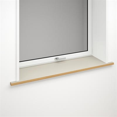 Fensterbank aus beigefarbenem Linoleum mit optionaler Vorderkante | Mushroom 4176