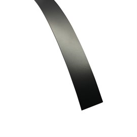 Schwarze glatte Funierkante aus Laminat, 22 mm