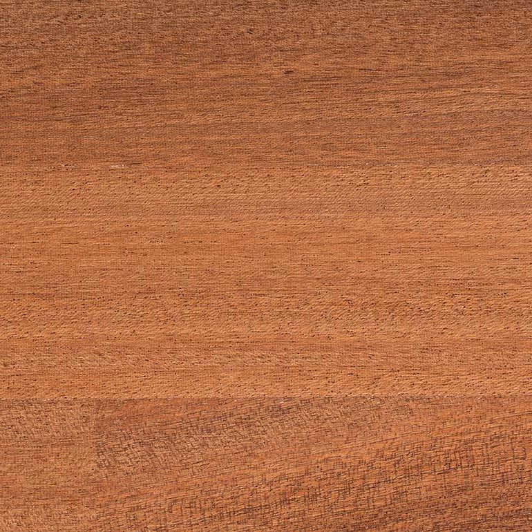 Massivholz-Arbeitsplatte aus Sapele-Mahagoni nach Maß